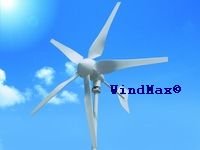 Windmax HY400 500 Watt Max 12-Volt 5-Blade Residential Wind Generator Kit
