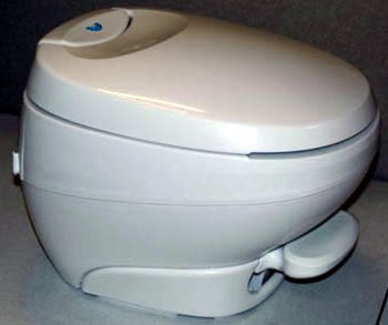Bravura RV Toilet Low Profile - White