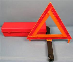 TRIANGLE SAFETY KIT COMPACT ROAD HIGHWAY EMERGENCY NEW!