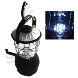 New LED Light Outdoor Crank Camping Lantern Flashlight