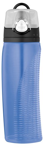 Thermos Nissan Intak Hydration Water Bottle with Meter, Blue
