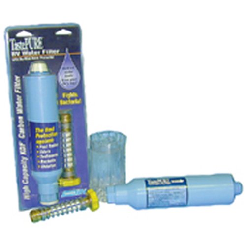 Camco 40043 TastePURE RV Water Filter with Flexible Hose Protector