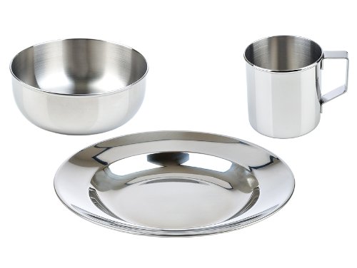 LunchBots Children's Stainless Steel Dish Set