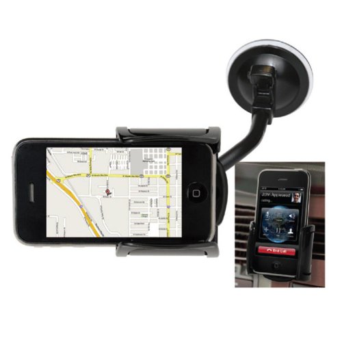 Scosche Universal Windshield and Vent Mount iPod/iPhone/Nano/Cell Phone Holder (Black)
