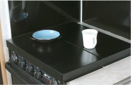 Camco 43554 RV Black Universal Fit Stove Top Cover