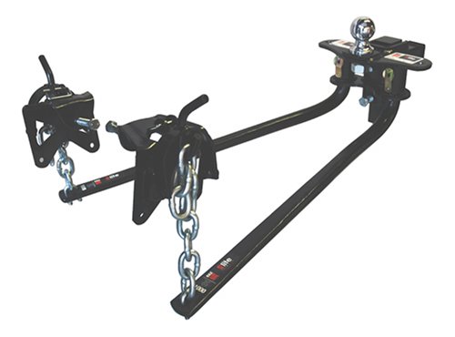 Camco 48053 RV 1000 lb Eaz Lift Weight Distributing Hitch with Adjustable Ball Mount and Shank