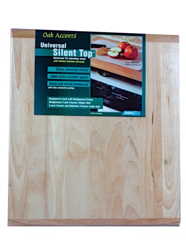 Camco 43521 RV Oak Accents Universal Silent Top