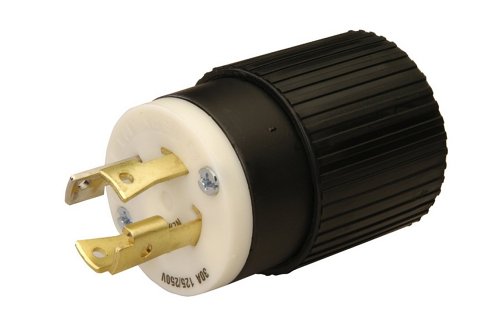 Reliance Controls L1430P L14-30P 30 Amp Generator Power Cord Plug For Up To 7,500 Watt Generators