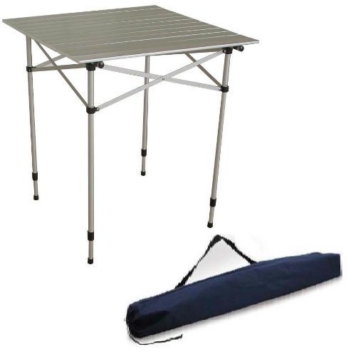 2-4 Person Heavy Duty Aluminum Roll-up Top Folding Camping Table-TA-8115