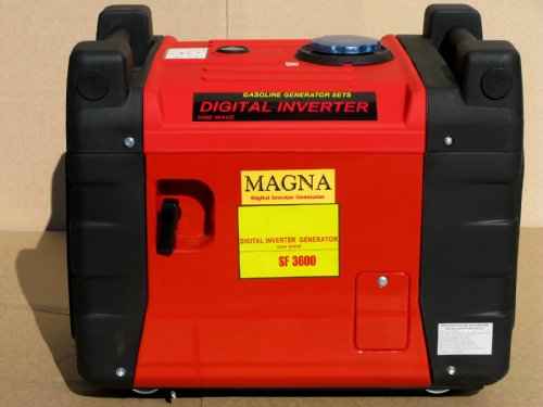 Magna 3300 Watt Inverter Generator with Electric Start and Remote Start - Quiet and heavy duty