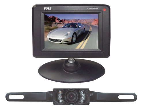 Pyle PLCM34WIR 3.5'' Monitor Wireless Back-Up Rearview & Night Vision Camera System