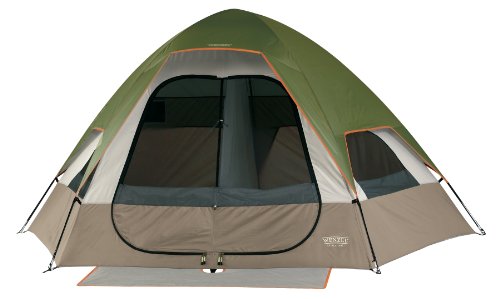 Wenzel Big Bend 12-by-10 Foot Five-Person Two-Room Family Dome Tent