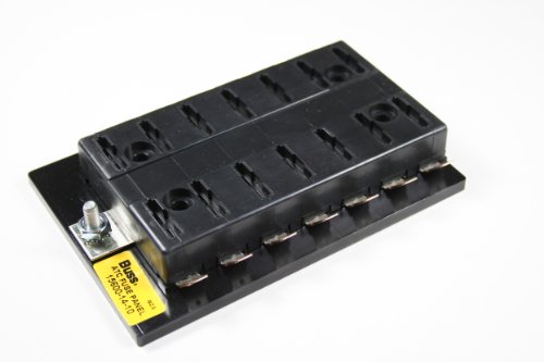 Bussman ATC 14 gang fuse holder for Auto Truck RV Boat electrical application.