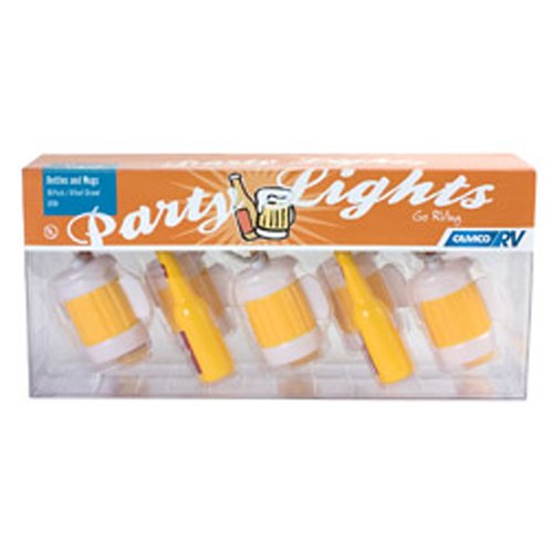 Camco 42661 RV Beer Mug and Bottle Party Light