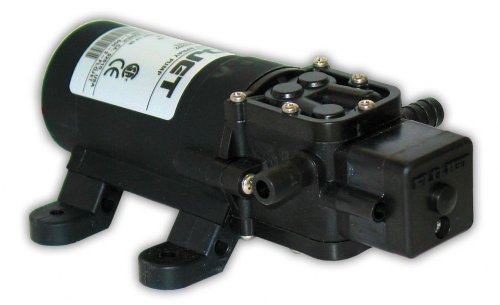FloJet LF122202A Marine Automatic Demand Water Pump (1.1-GPM, 35-PSI, 12-Volt, 3.5-Amp)