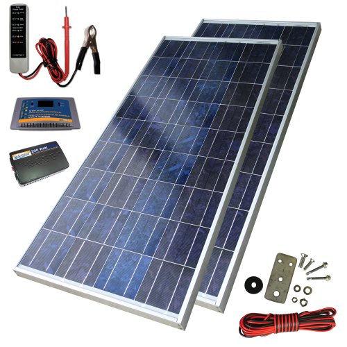 Sunforce 39626 160-Watt High-Efficiency Polycrystalline Solar Power Kit