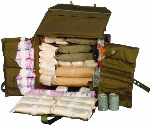 Fox Czech Boxed Shoulder Medical First Aid Kit, Olive Drab, O/S