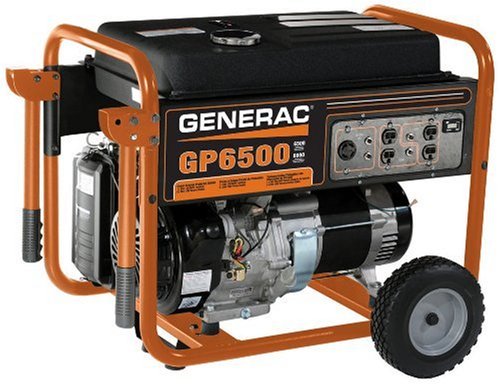 Generac 5623 GP6500 8,000 Watt 389cc OHV Portable Gas Powered Generator