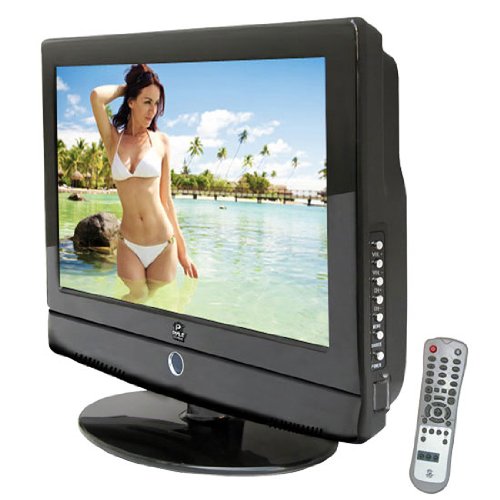 Pyle - 12 Volt 15.6'' Hi-Definition LCD TV Plug-in For RV/Car/Truck/Bus/Boat