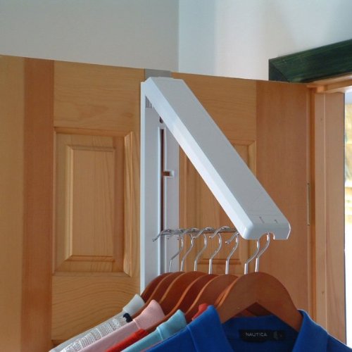 InstaHANGER Folding Clothes Hanger (White) (17.25