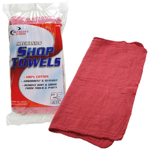 Detailer's Choice 3-542 25-Pk Bag Shop Towels-1 each