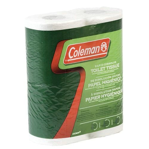 Coleman Company 2000002708 Biodegradable, Rapid-Dissolve Toilet Paper: 4-Pack
