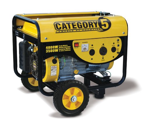 Champion Power Equipment 46534 4,000 Watt 4-Cycle Gas Powered RV Ready Portable Generator With Wheel Kit (CARB Compliant)
