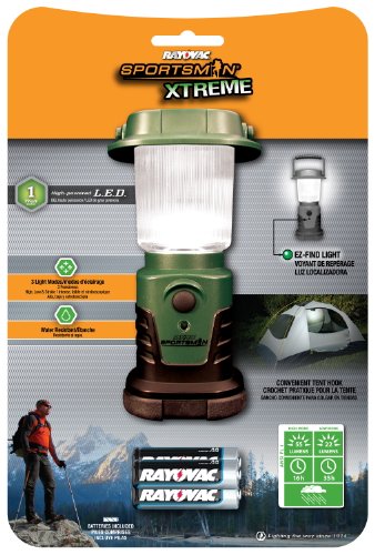 Rayovac SP1W3AALN-B Sportsman 55-Lumens LED Mini Lantern With Batteries