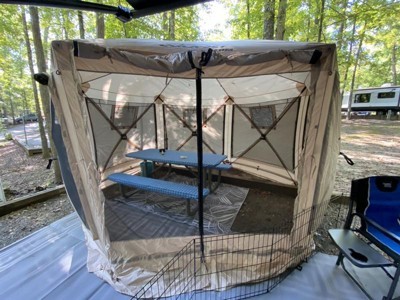 CLAM Quick-Set Pavilion 12.5 x 12.5 Foot Portable Pop-Up Outdoor Camping Gazebo Screen Tent