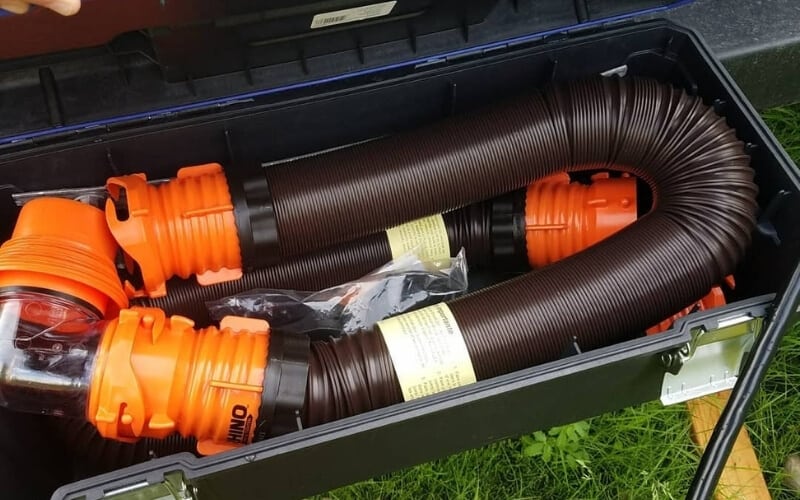 Camco RhinoFLEX 20-Foot RV Sewer Hose Kit