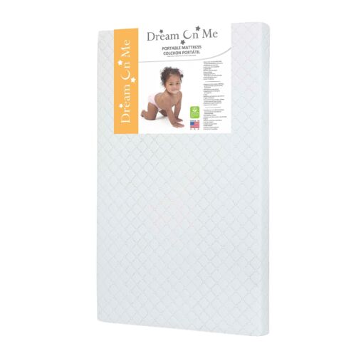 Dream On Me Holly 3” Fiber Portable/Mini Crib Mattress
