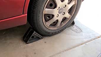 MAXXHAUL 70472 Solid Rubber Heavy Duty Black Wheel Chock