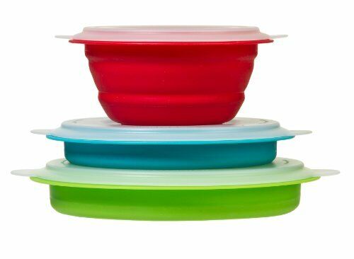Progressive International CB-20 Storage Bowls with Lids