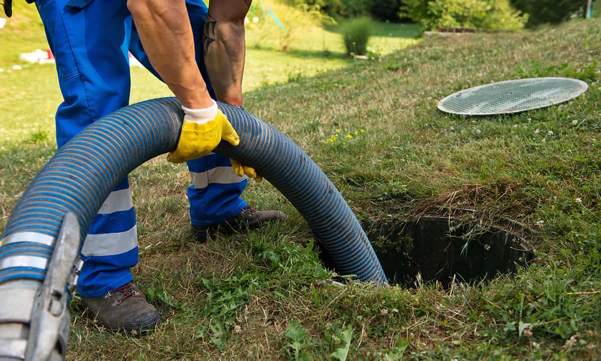 How many RV sites per septic tank?